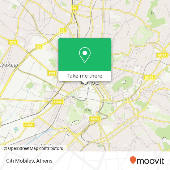 Citi Mobiles map