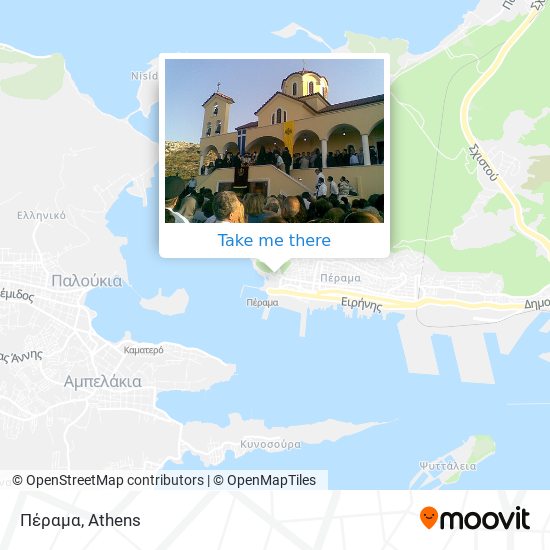 Πέραμα map