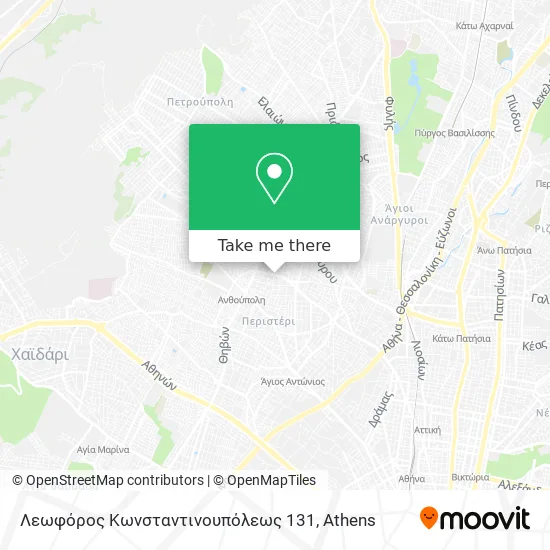 Λεωφόρος Κωνσταντινουπόλεως 131 map