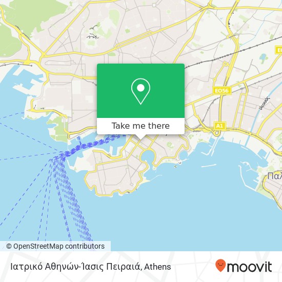 Ιατρικό Αθηνών-Ίασις Πειραιά map