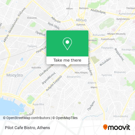 Pilot Cafe Bistro map