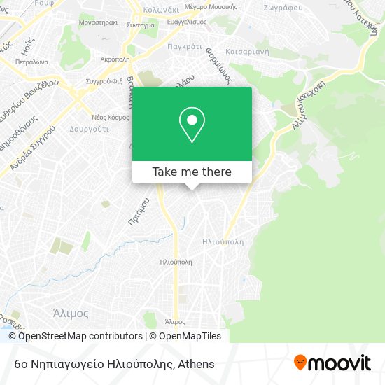 6ο Νηπιαγωγείο Ηλιούπολης map