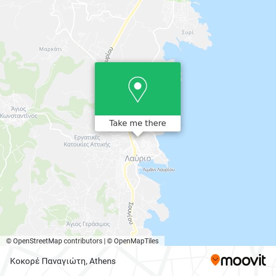 Κοκορέ Παναγιώτη map