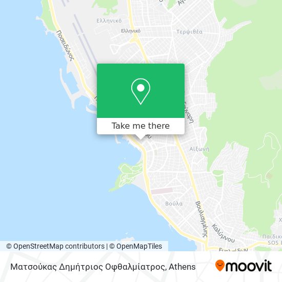 Ματσούκας Δημήτριος Οφθαλμίατρος map