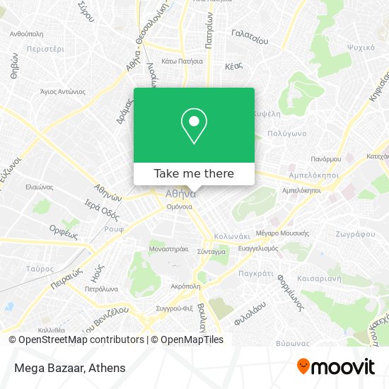 Mega Bazaar map