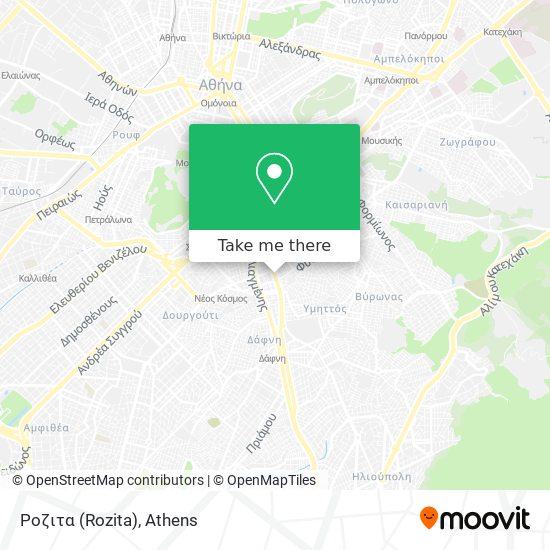 Ροζιτα (Rozita) map
