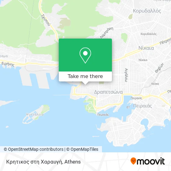 Κρητικος στη Χαραυγή map