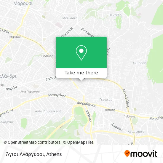 Άγιοι Ανάργυροι map