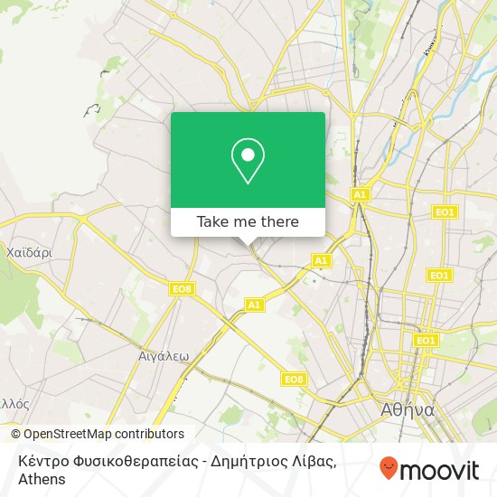 Κέντρο Φυσικοθεραπείας - Δημήτριος Λίβας map