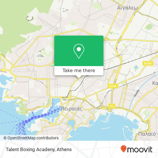 Talent Boxing Acadeny map