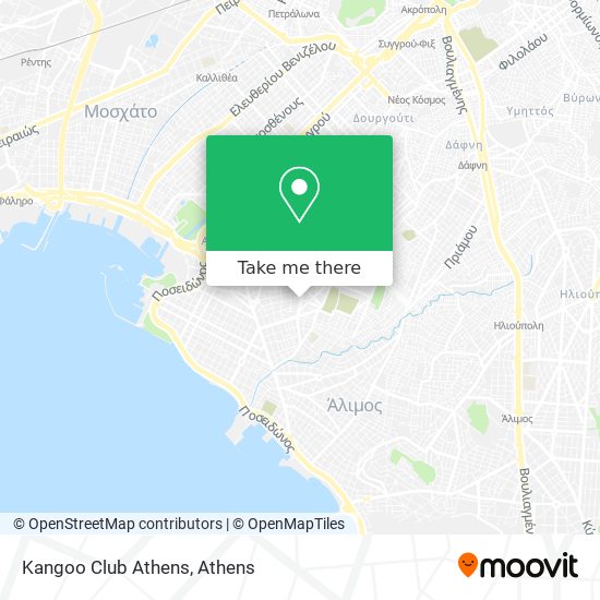Kangoo Club Athens map