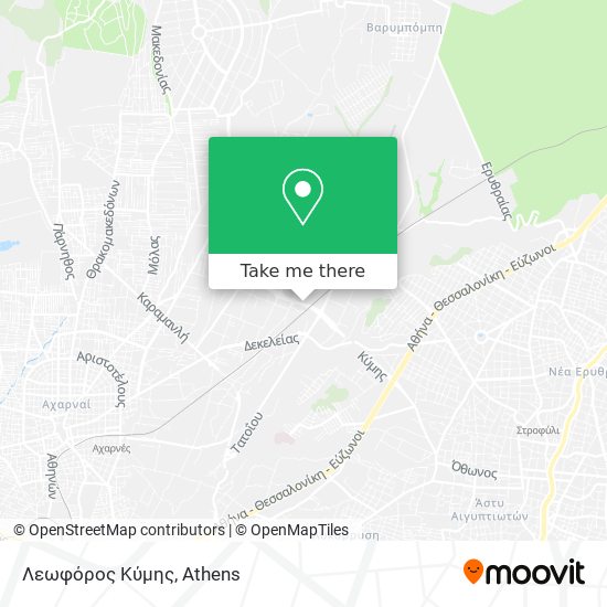 Λεωφόρος Κύμης map