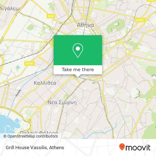 Grill House Vassilis map
