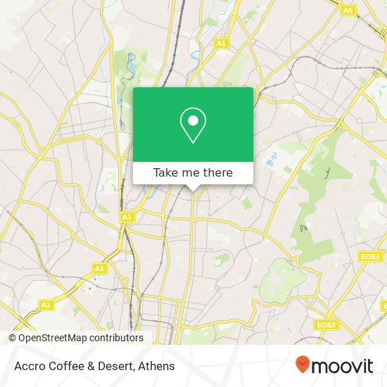 Accro Coffee & Desert map