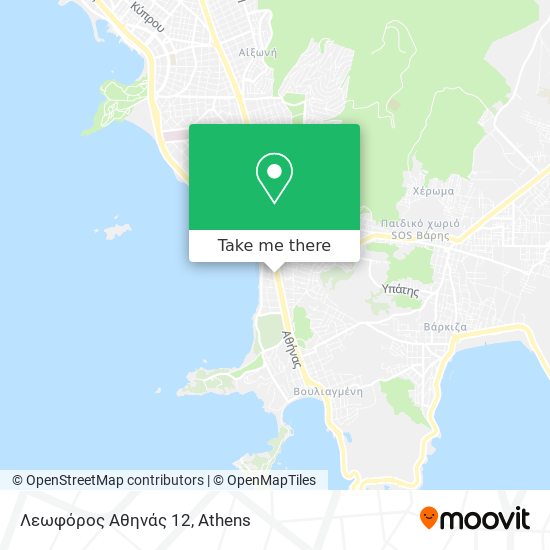 Λεωφόρος Αθηνάς 12 map