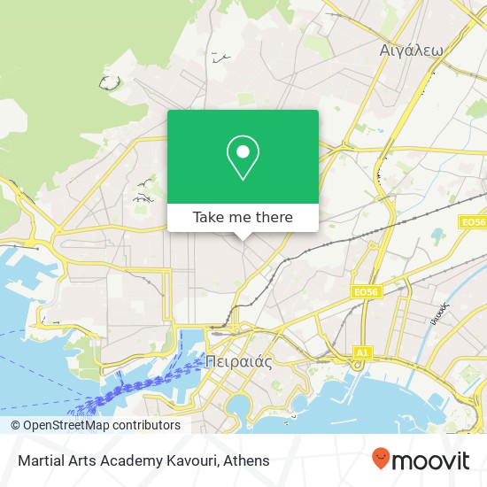 Martial Arts Academy Kavouri map