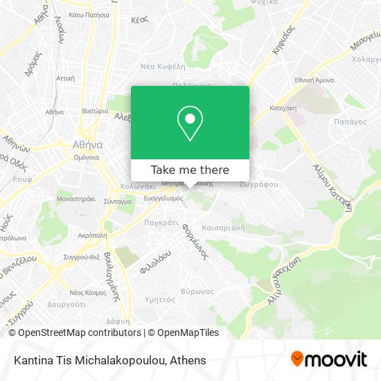 Kantina Tis Michalakopoulou map