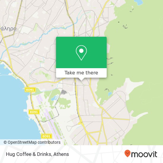 Hug Coffee & Drinks map