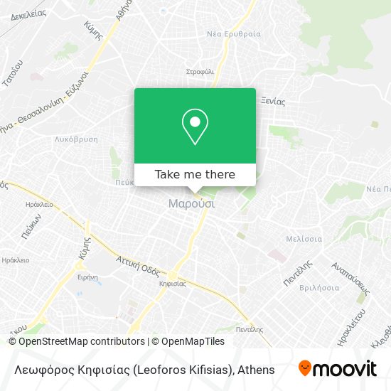 Λεωφόρος Κηφισίας (Leoforos Kifisias) map