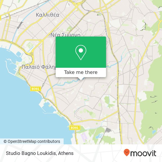 Studio Bagno Loukidis map