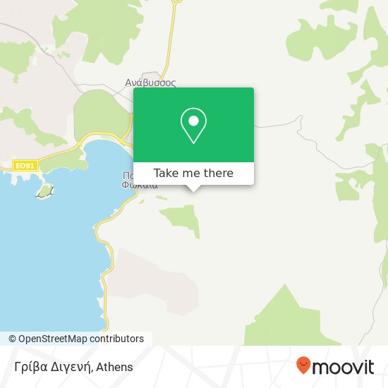 Γρίβα Διγενή map