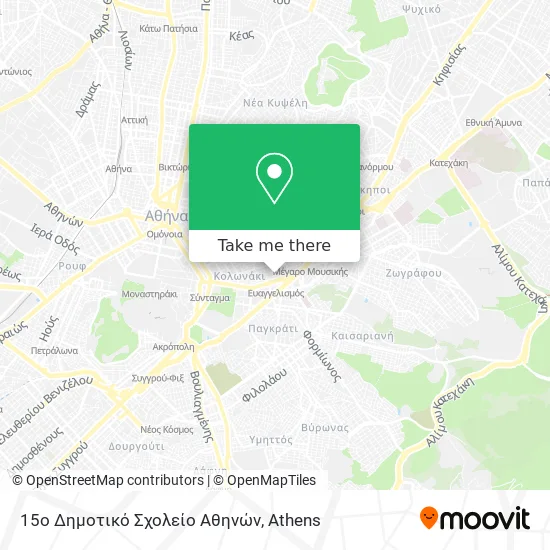 15ο Δημοτικό Σχολείο Αθηνών map