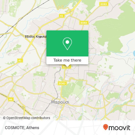 COSMOTE map