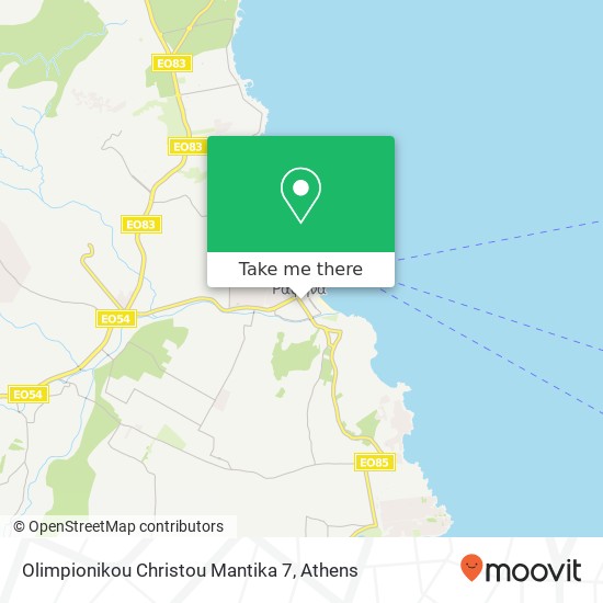 Olimpionikou Christou Mantika 7 map