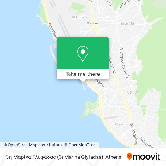 3η Μαρίνα Γλυφάδας (3i Marina Glyfadas) map