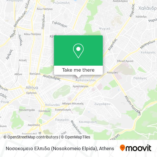 Νοσοκομειο Ελπιδα (Nosokomeio Elpida) map