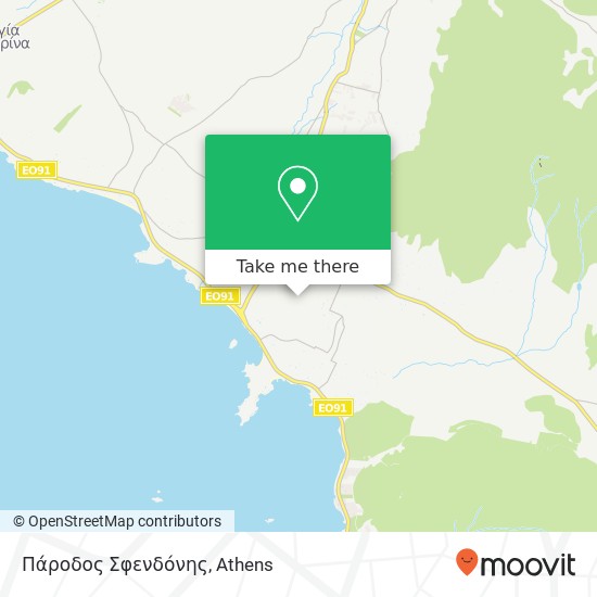 Πάροδος Σφενδόνης map