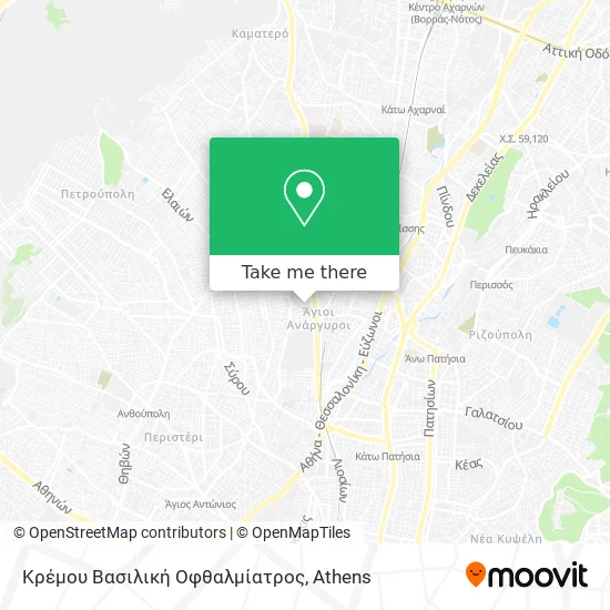 Κρέμου Βασιλική Οφθαλμίατρος map