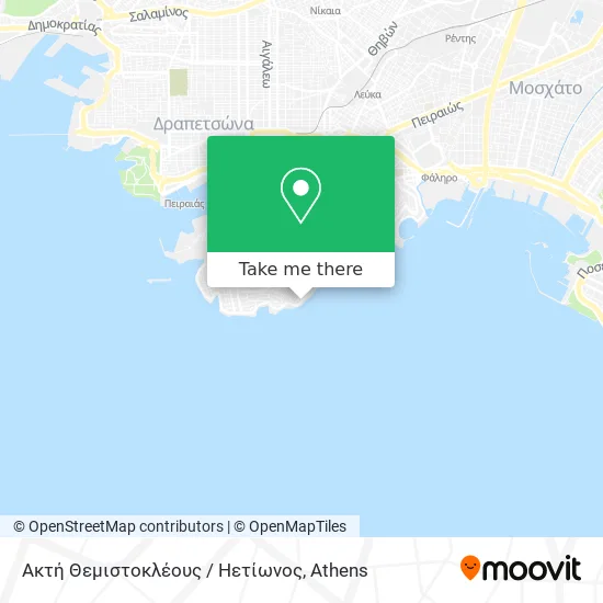 Ακτή Θεμιστοκλέους / Ηετίωνος map