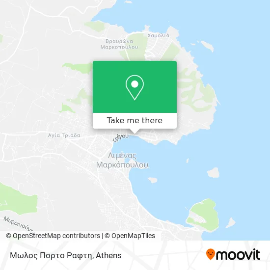 Μωλος Πορτο Ραφτη map