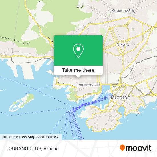 TOUBANO CLUB map