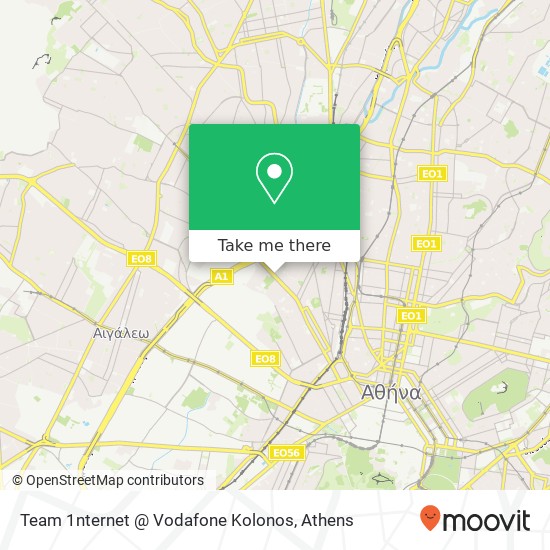 Team 1nternet @ Vodafone Kolonos map