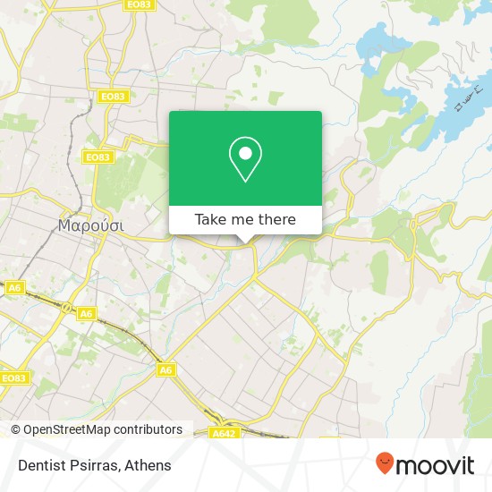 Dentist Psirras map