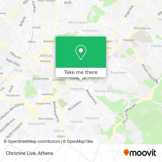 Christine Live map