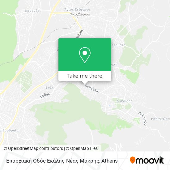 Επαρχιακή Οδός Εκάλης-Νέας Μάκρης map