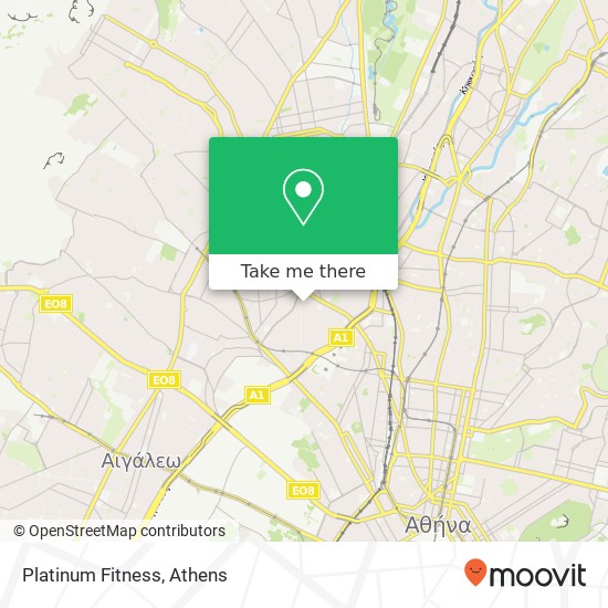 Platinum Fitness map