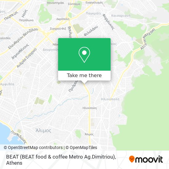 BEAT (BEAT food & coffee Metro Ag.Dimitriou) map
