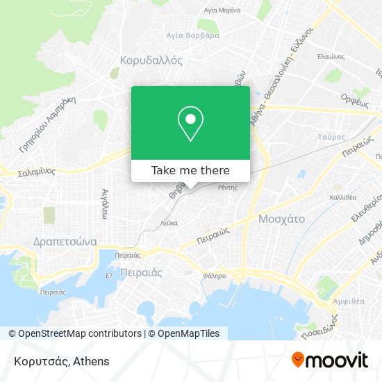 Κορυτσάς map