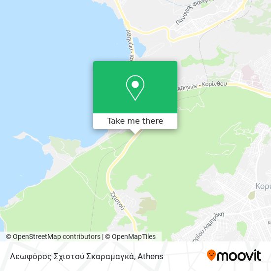 Λεωφόρος Σχιστού Σκαραμαγκά map