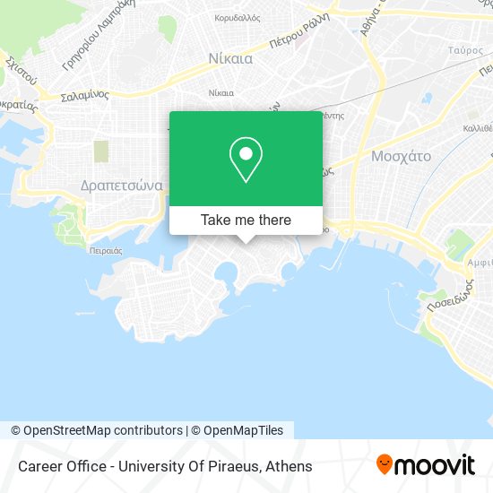 Career Office - University Of Piraeus map