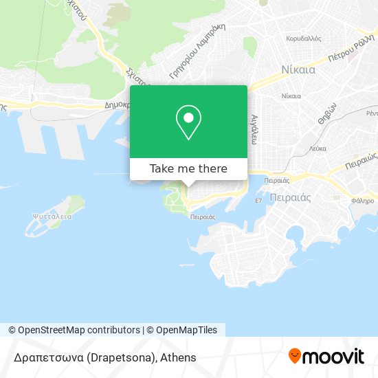 Δραπετσωνα (Drapetsona) map