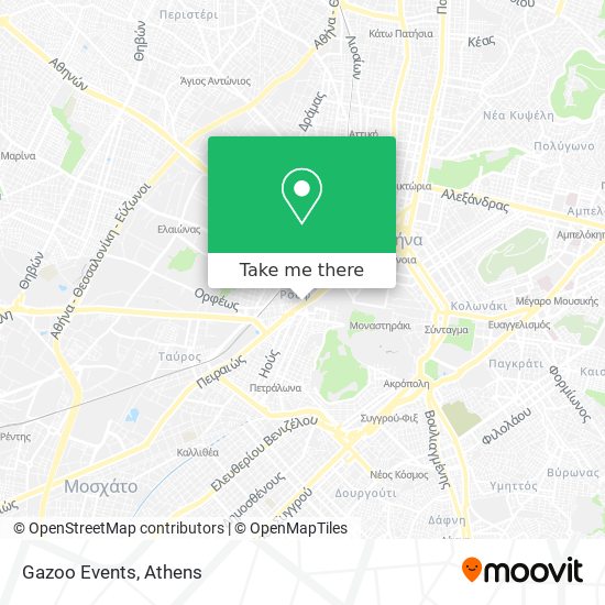 Gazoo Events map