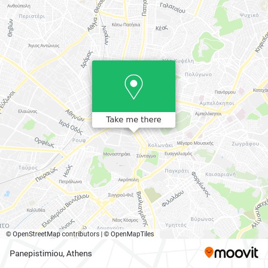 Panepistimiou map
