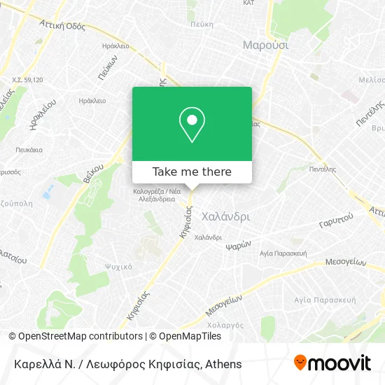 Καρελλά Ν. / Λεωφόρος Κηφισίας map