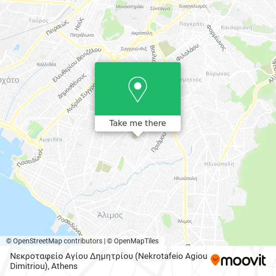 Νεκροταφείο Αγίου Δημητρίου (Nekrotafeio Agiou Dimitriou) map