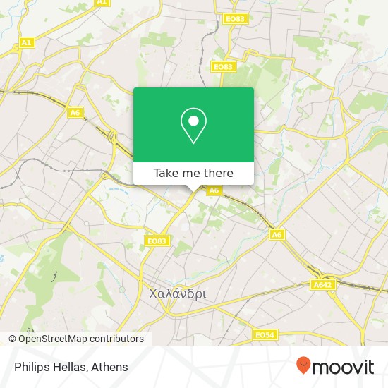 Philips Hellas map